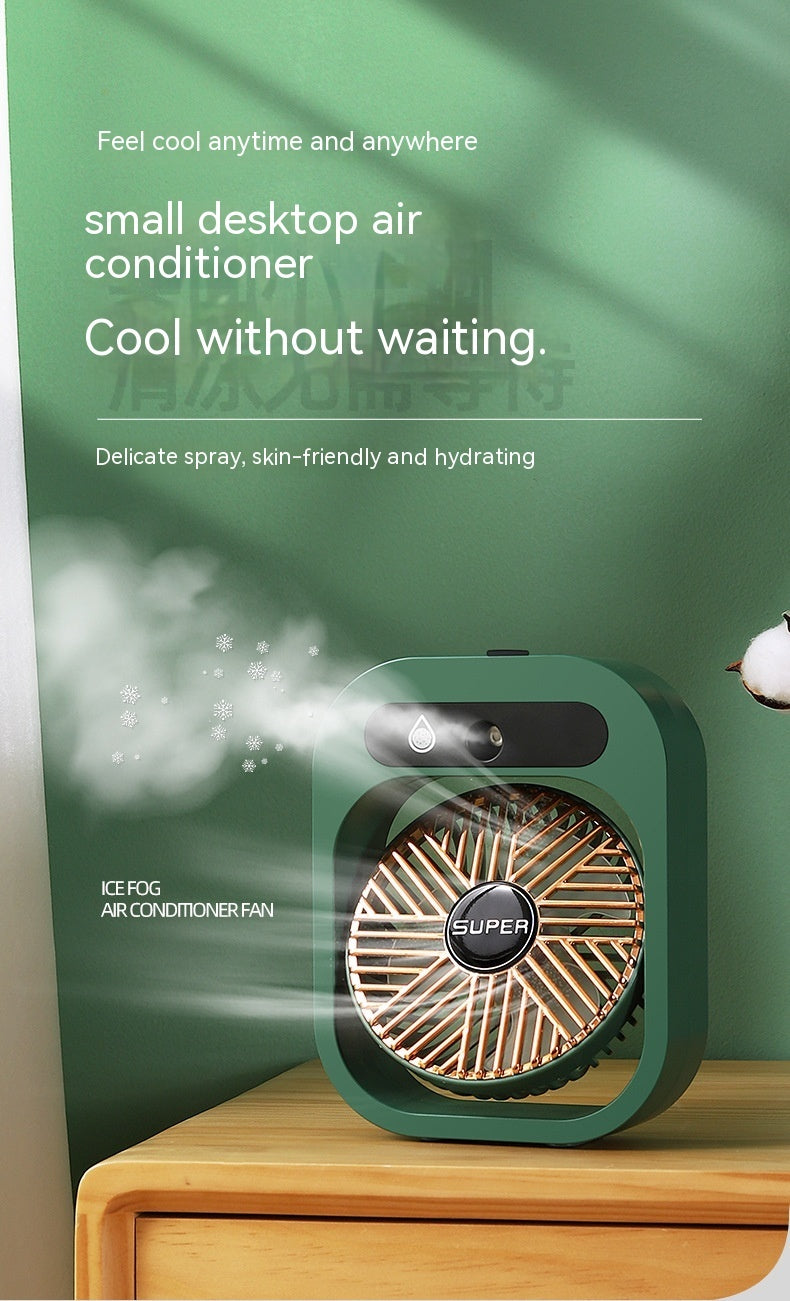Model C - Ice Mist Desktop 3 in 1 Electric Air Conditioning Fan